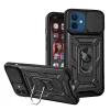 iPhone 12 / iPhone 12 Pro - CamShield Series - Techsuit - Fekete tok thumbnail