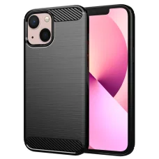  iPhone 13 mini Fekete #Techsuit Szénszilikon tok