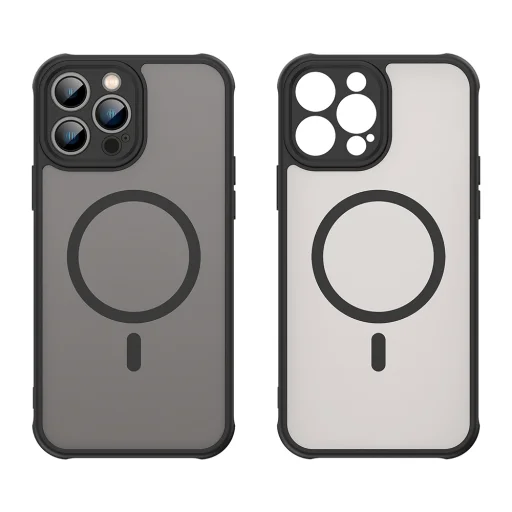 iPhone 13 Pro - Techsuit - HaloFrost II MagSafe tok - Fekete - 2