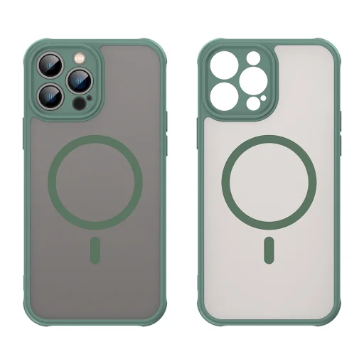  iPhone 13 Pro Max Zöld Techsuit HaloFrost II MagSafe tok - 2