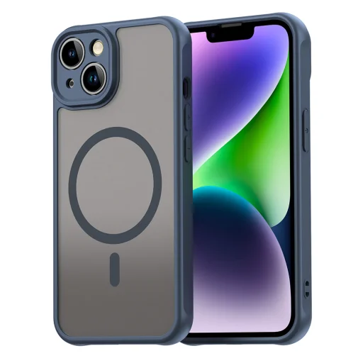 iPhone 13 Techsuit - HaloFrost II MagSafe tok - Sötétkék - 1