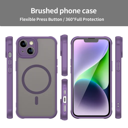 iPhone 13 Techsuit - HaloFrost II MagSafe tok - Lila - 3