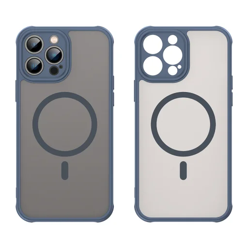 iPhone 13 Pro Techsuit - HaloFrost II MagSafe tok - Tengerészkék. - 2