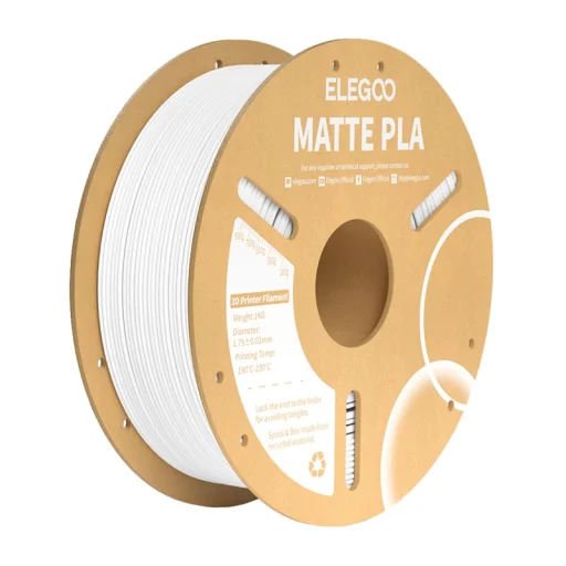 Filament PLA Matt ELEGOO (Fehér) - 1