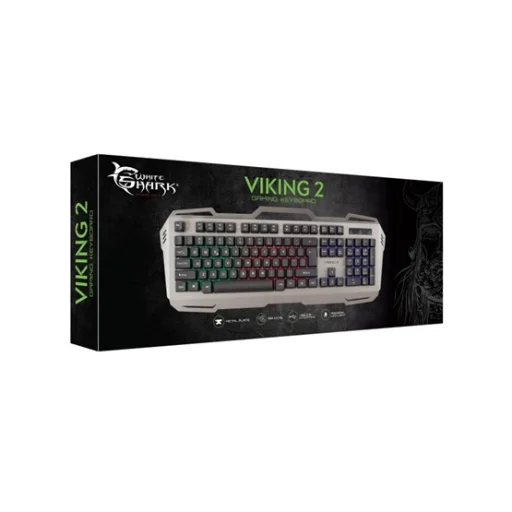 BILL White Shark GK-1924 VIKING-2 vezetékes gamer billentyűzet - HU layout (magyar kiosztás) - 4