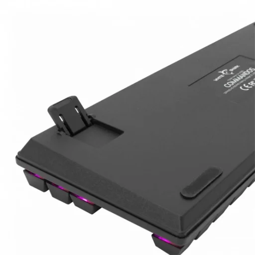 BILL White Shark GK-2106B/BL-HU COMMANDOS vezetékes mechanikus (Blue switch) gamer billentyűzet - fekete - HU - 5