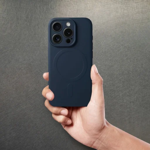 Samsung Galaxy A27 tok szilikon mágneses tok világoskék - 4