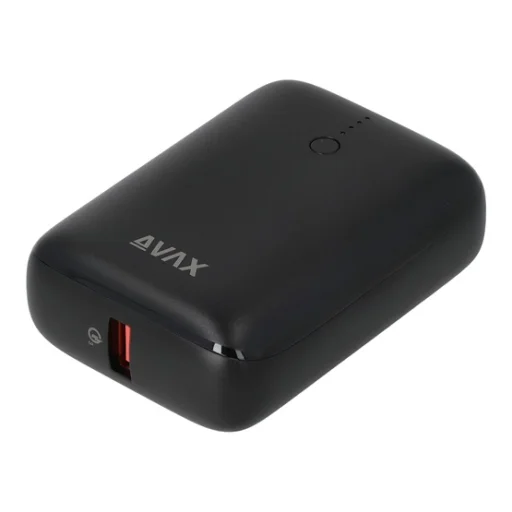 CHG AVAX PB105B MINI PD/Type-C 20W gyorstöltő Powerbank 10.000mAh, fekete - 2