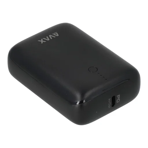 CHG AVAX PB105B MINI PD/Type-C 20W gyorstöltő Powerbank 10.000mAh, fekete - 3