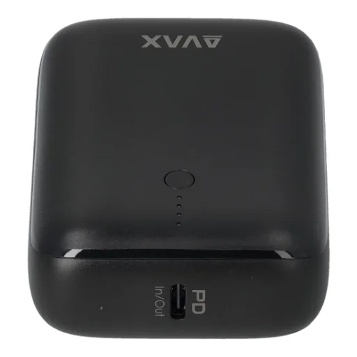 CHG AVAX PB105B MINI PD/Type-C 20W gyorstöltő Powerbank 10.000mAh, fekete - 4