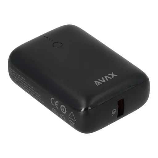 CHG AVAX PB105B MINI PD/Type-C 20W gyorstöltő Powerbank 10.000mAh, fekete - 6