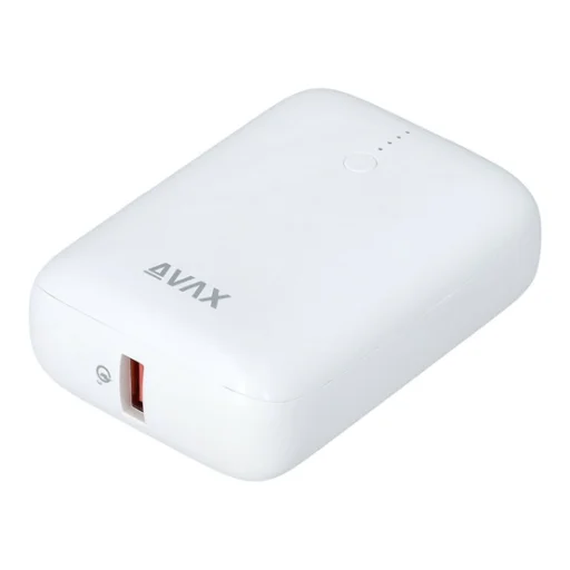 CHG AVAX PB105W MINI PD/Type-C 20W gyorstöltő Powerbank 10.000mAh, fehér - 2