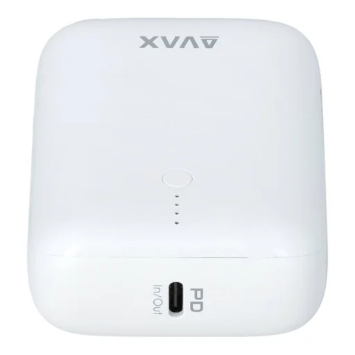 CHG AVAX PB105W MINI PD/Type-C 20W gyorstöltő Powerbank 10.000mAh, fehér - 4