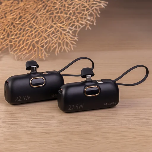 Forever mini power bank MTB-100 22.5W 5000 mAh Lightning fekete - 12