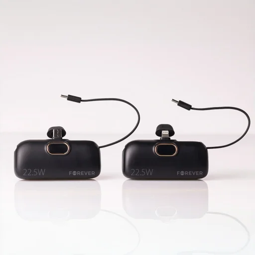 Forever mini power bank MTB-100 22.5W 5000 mAh Lightning fekete - 13