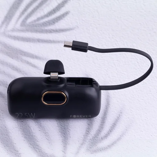 Forever mini power bank MTB-100 22.5W 5000 mAh Lightning fekete - 3
