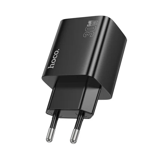 HOCO töltő 2 x USB-C + 2 x USB-A PD QC3.0 3A 20W N56 fekete - 3