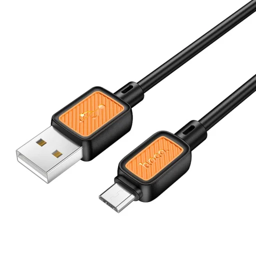 Hoco 2,4A Micro USB kábel 1 m X108 fekete - 1