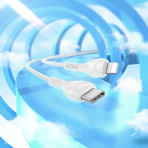 USB C - Lightning kábel Hoco PD 27W 1 m X37 fehér - 7