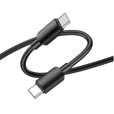 USB-C - USB-C kábel Hoco 3A 60W 1 m fekete