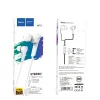 HOCO vezetékes fülhallgató Jack 3,5 mm mikrofonnal M72 fehér thumbnail