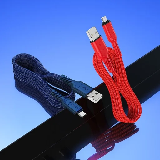 USB A - Micro USB kábel Hoco 2,4A 1 m X59 piros - 3