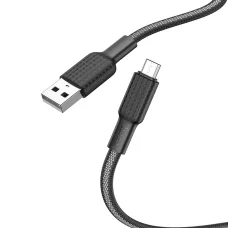 Kábel USB A - Micro USB Hoco 2,4A 1 m X69 fekete fehér