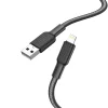 Lightning USB kábel Hoco 2,4A 1 m X69 fekete-fehér