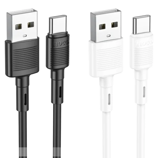 USB kábel A - C Hoco 3A 1 m fehér - 4