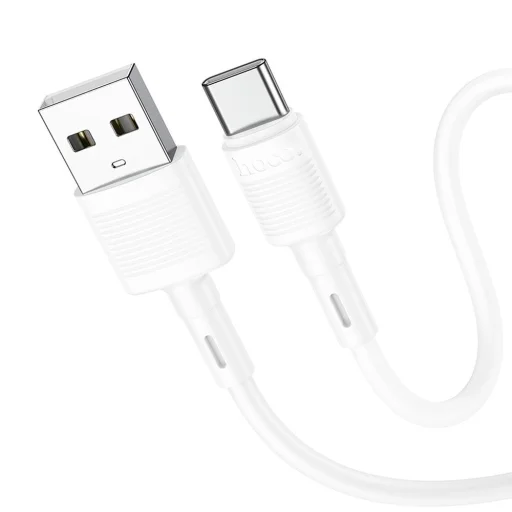 USB kábel A - C Hoco 3A 1 m fehér - 1