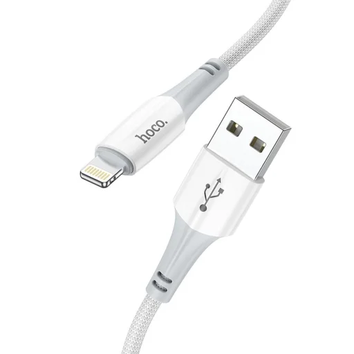 Fehér HOCO X70 1 m USB-A - Lightning kábel - 1
