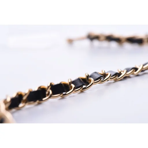 STRAP telefontartó nyakpánt, telefon medál / zsinór hossza 116cm (58cm a hurokban) / nyakba - fekete - 3