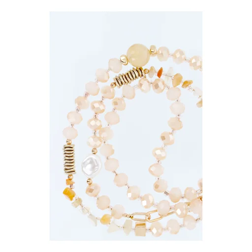 STONE telefontartó nyakpánt / zsinór hossza 82 cm (41 cm a hurokban) / nyakra - narancs - 2