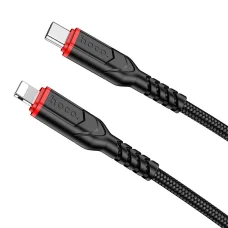 USB C to Lightning Kábel Hoco PD 3A 20W 1 m X59 fekete