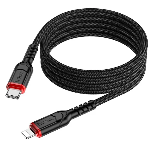 USB C to Lightning Kábel Hoco PD 3A 20W 1 m X59 fekete - 2