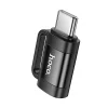 Adapter OTG USB C - Lightning Hoco 3A UA31E fekete thumbnail