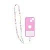 PIXIE nyakpánt telefonhoz, medál / zsinór hossza 68cm (hurokban 34cm) / nyakban - szívek thumbnail