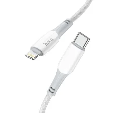 Lightning USB kábel Hoco PD 3A 20W 1 m X70 fehér