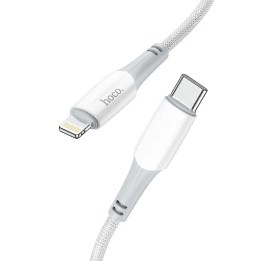 Lightning USB kábel Hoco PD 3A 20W 1 m X70 fehér - 1