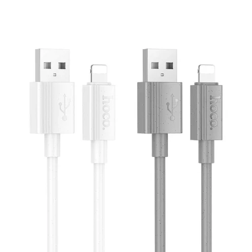 Lightning USB kábel Hoco 2,4A 1 m X107 fehér - 4