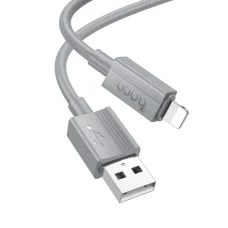 Hoco USB-A - Lightning kábel 2,4A 1 m X107 szürke