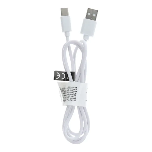 USB A - Type C 2.0 kábel C366 (csatlakozó hossza: 8 mm) 1 m fehér - 1