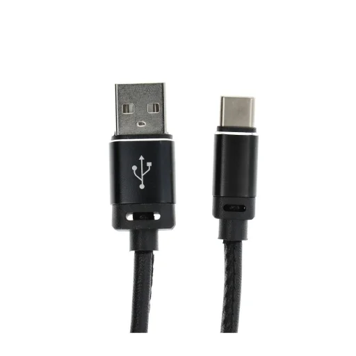 Kábel USB A - Type C 2.0 C366 (csatlakozó hossz: 8mm) 1 m fekete - 2