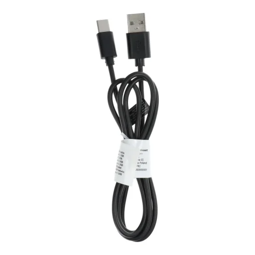 Kábel USB A - Type C 2.0 C366 (csatlakozó hossz: 8mm) 1 m fekete - 1