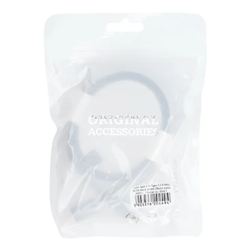 Type-C Type-C PD 40W HD23 2 m fekete kábel - 4