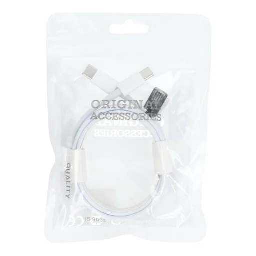 Type-C to Type-C PD 40W HD23 2 m fehér kábel - 5