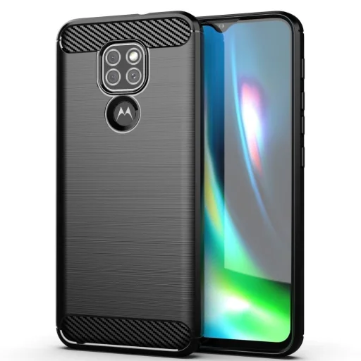 CARBON tok MOTOROLA Moto G9 PLAY / E7 PLUS fekete - 1