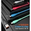VEGER kábel USB A - Type C 2,4A V104 1,2 m fekete thumbnail