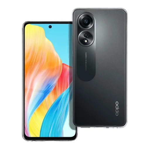Átlátszó tok 2 mm OPPO A58 4G (kameravédelem) átlátszó tok - 1