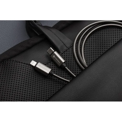 FORCELL F-ENERGY Metal C238 kábel Type C - Lightning PD 3A 27W 1 m ezüst, - 7